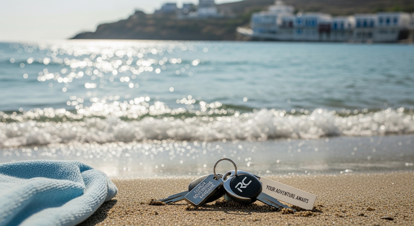 Naxos car rental coastal road